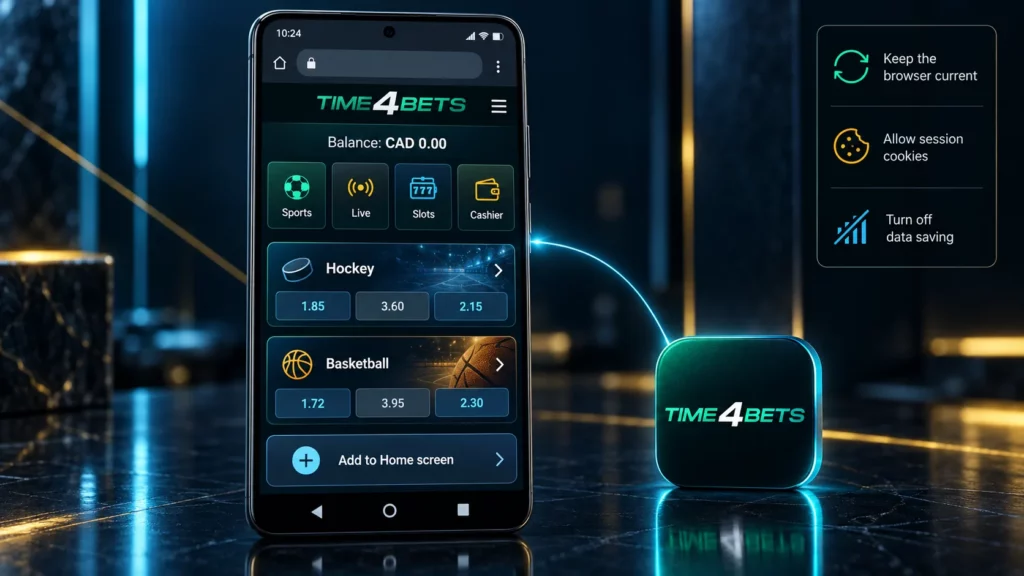 time4bets andriod version