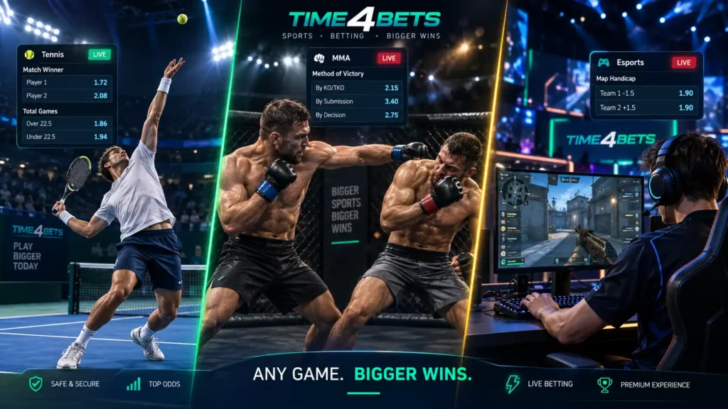 time4bets mma tenntis